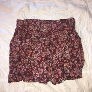ZARA kids flowy floral shorts